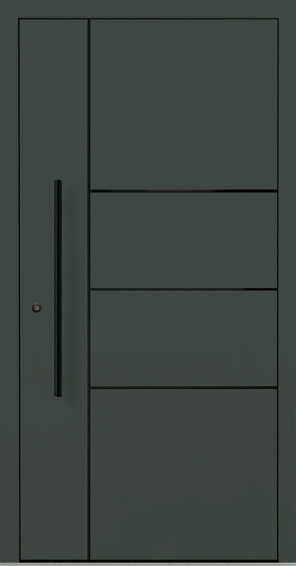 Aluminium-Haustür OptiDoor Blackline 32200D