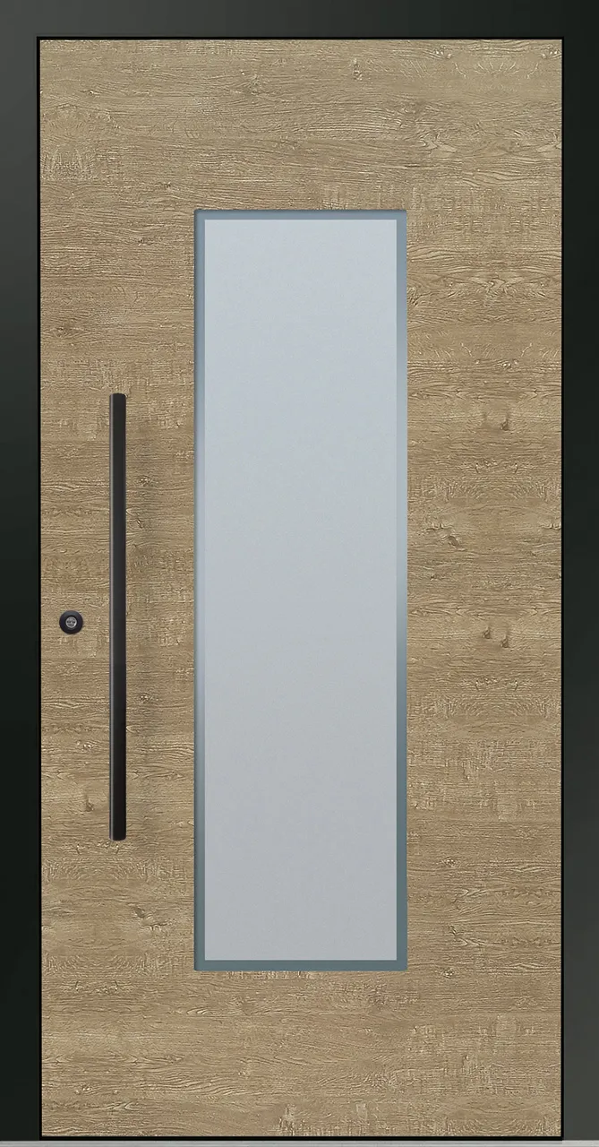 Aluminium-Haustür OptiDoor Blackline 30402D
