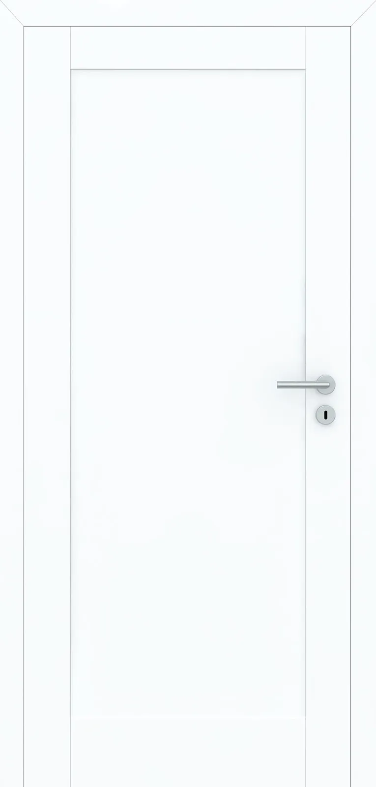 Füllungs-Designtür Pur Smart BS Flat Weißlack neo