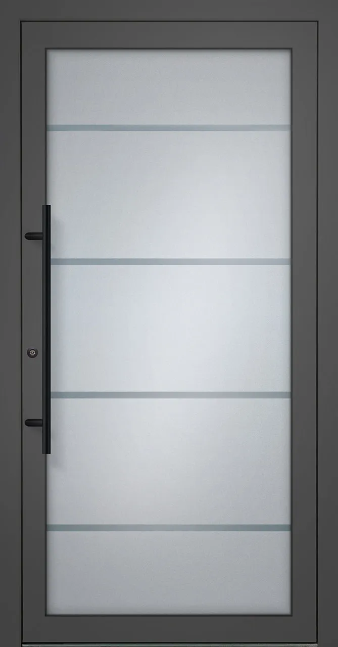 Aluminium-Haustür OptiDoor Power Blackline 38400P