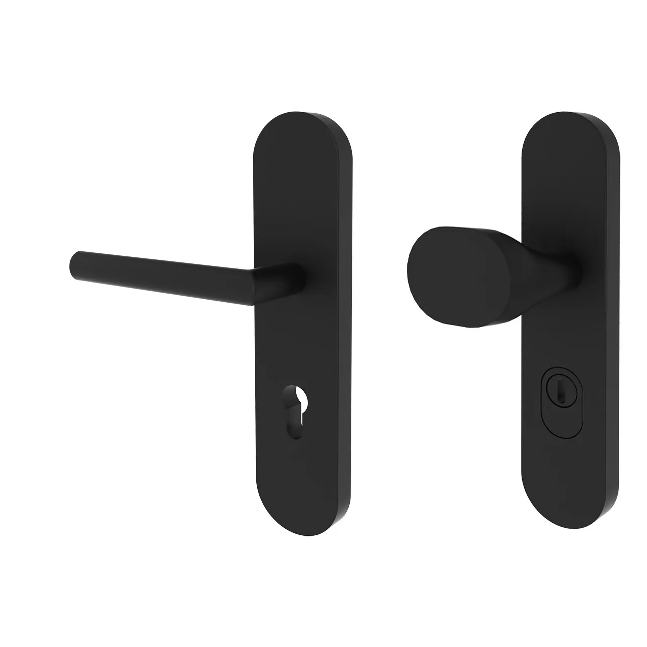 Schutzbeschlag Eleganto 2 WEK Schwarz matt