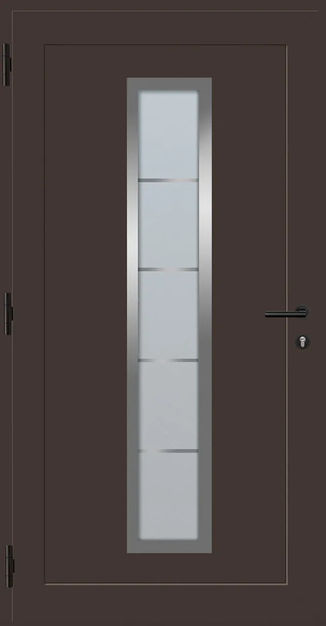 Aluminium-Haustür OptiDoor Exclusiv Blackline 38449E