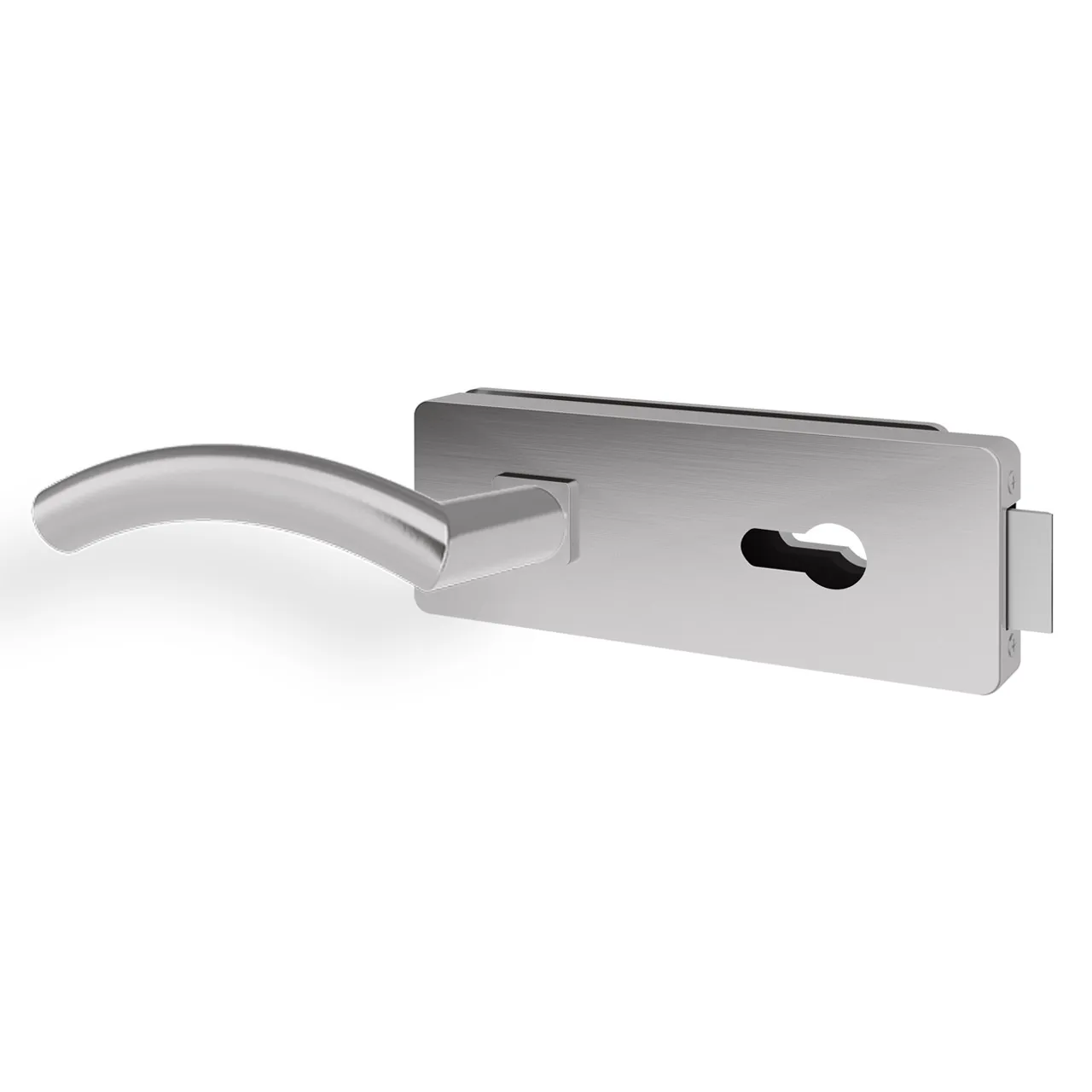 Glastürgriff Eleganto 7GS Edelstahl inkl. Set Bänder