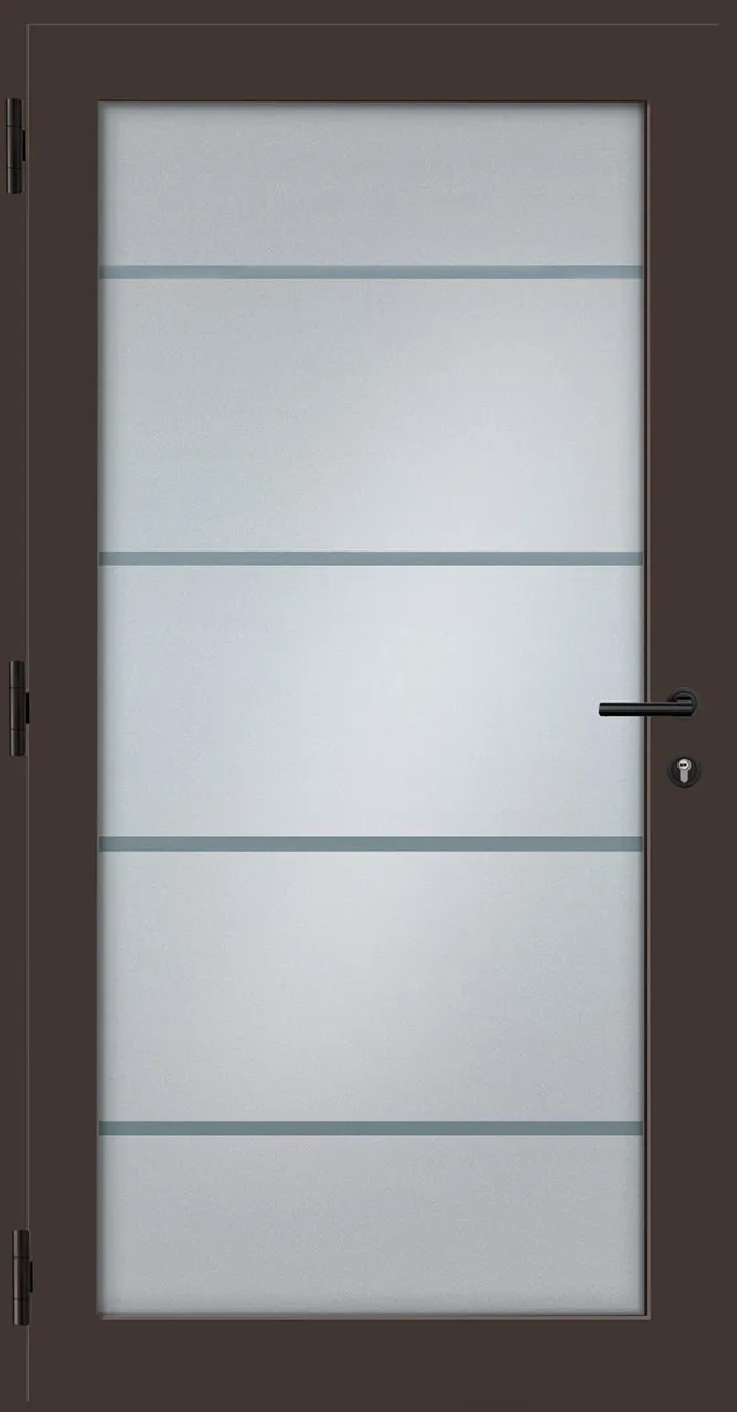 Aluminium-Haustür OptiDoor Exclusiv Blackline 38400E
