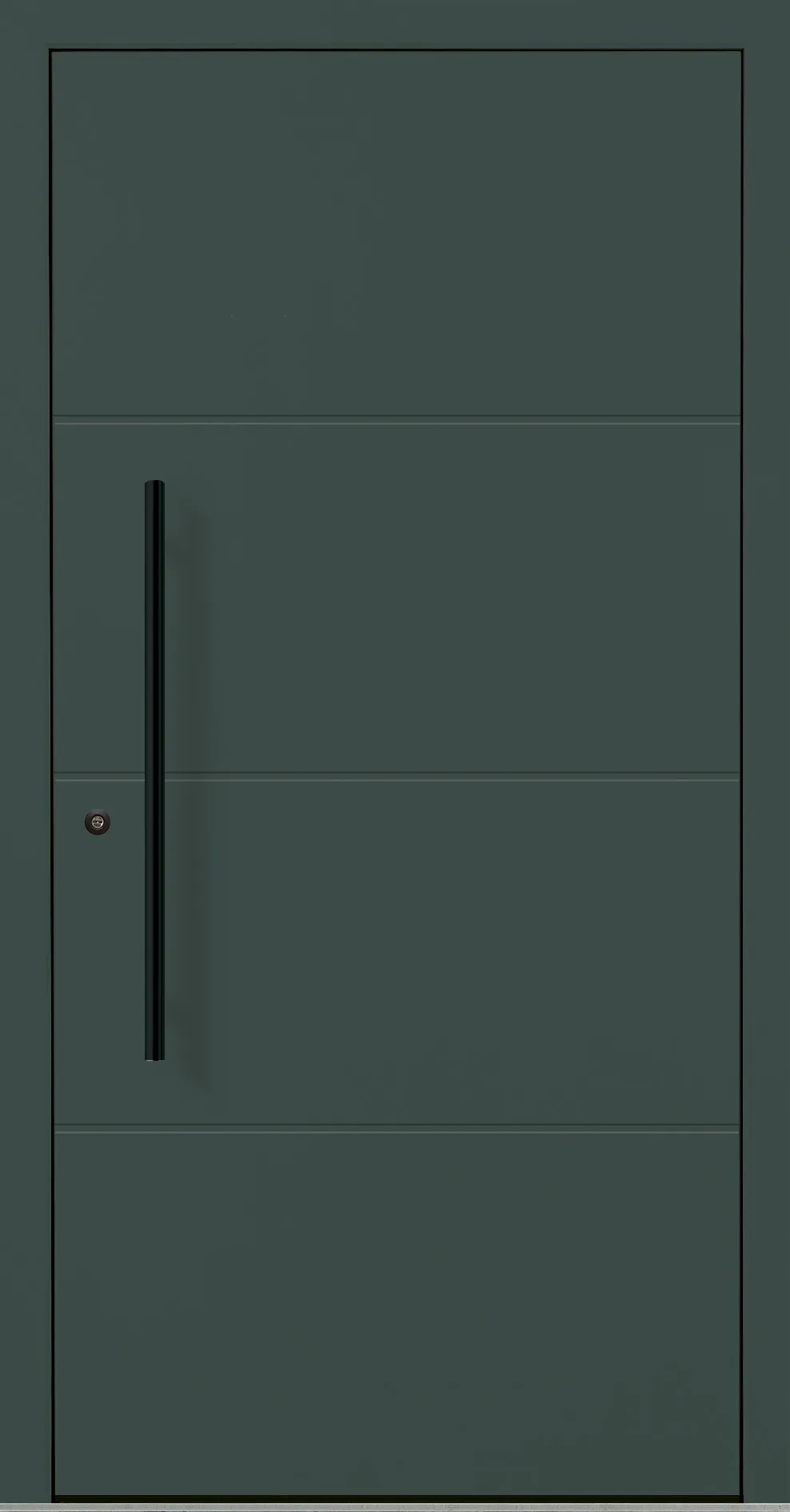 Aluminium-Haustür OptiDoor Blackline 30500D