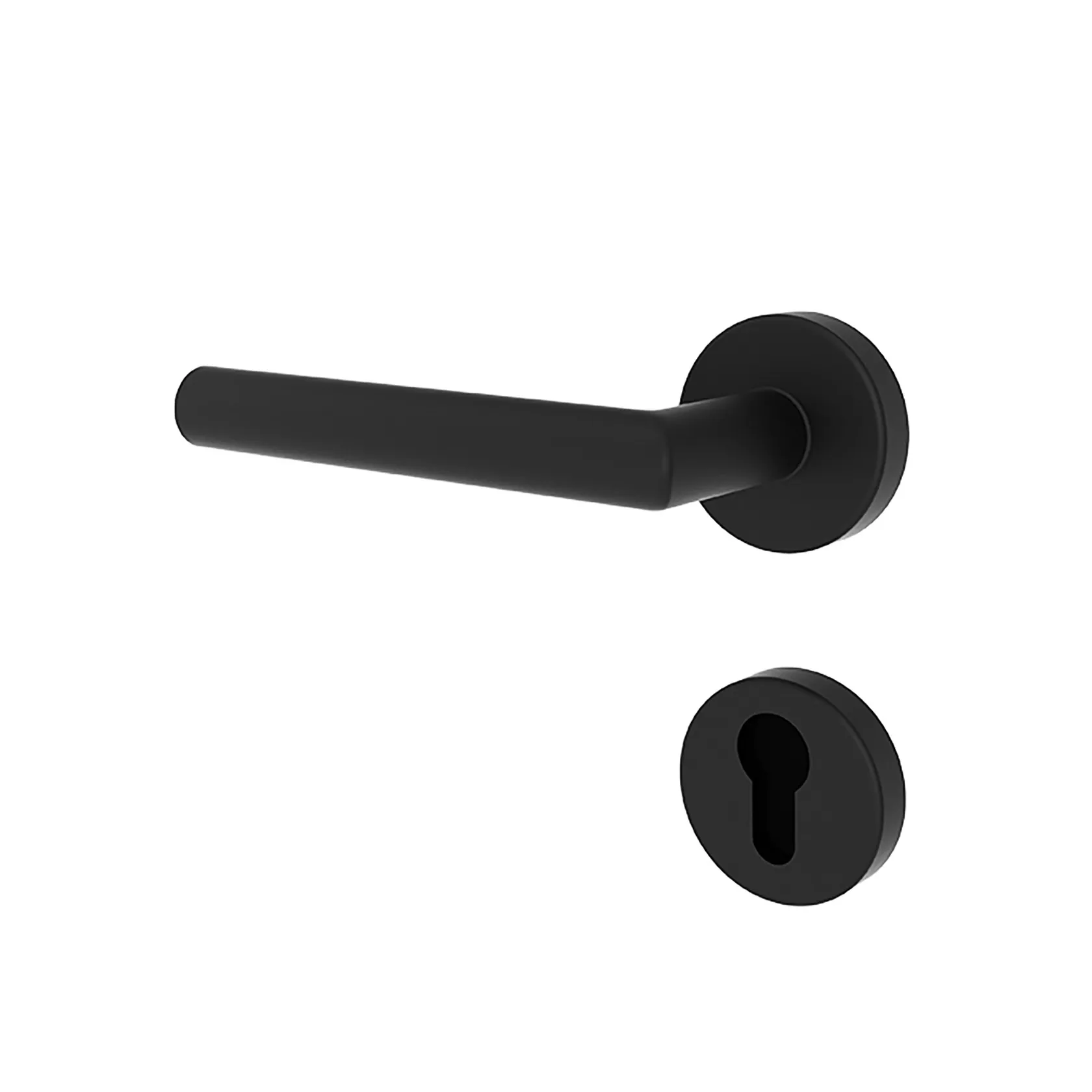 Türgriff Eleganto 2 Schwarz matt