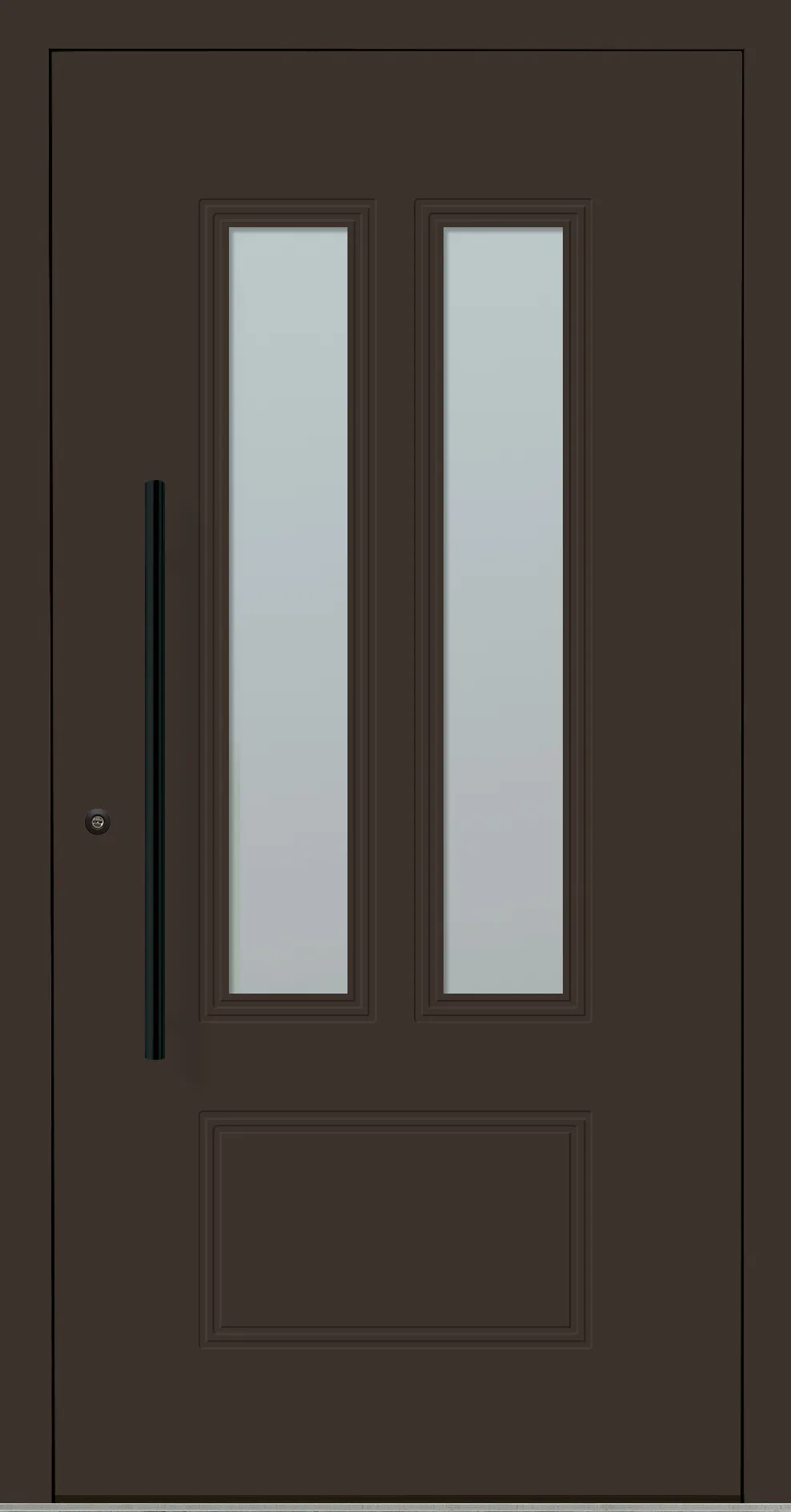 Aluminium-Haustür OptiDoor Blackline 32650D