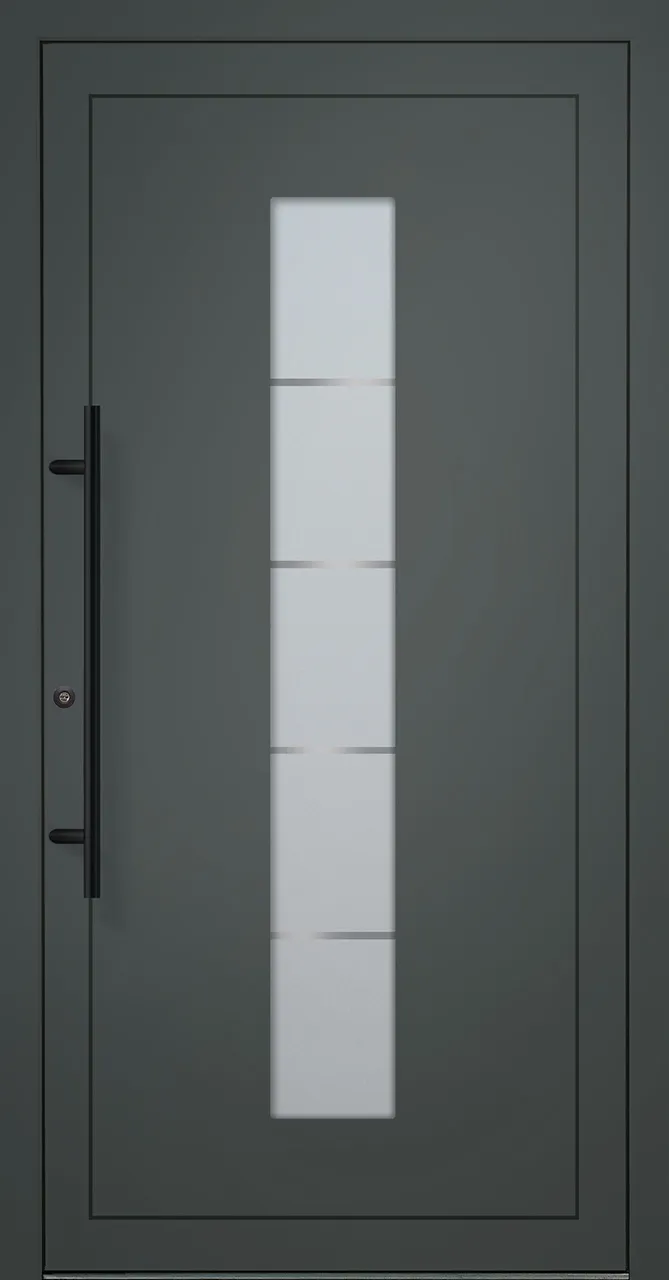 Aluminium-Haustür OptiDoor Power Blackline 38441P