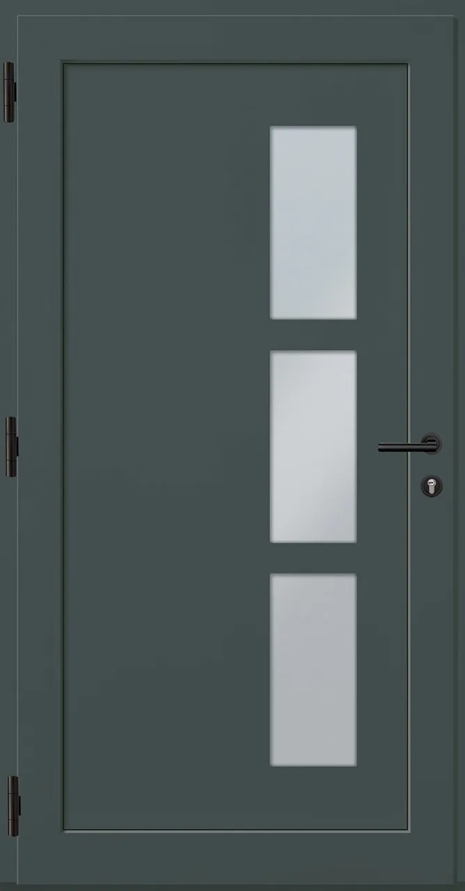 Aluminium-Haustür OptiDoor Power Blackline 38504P