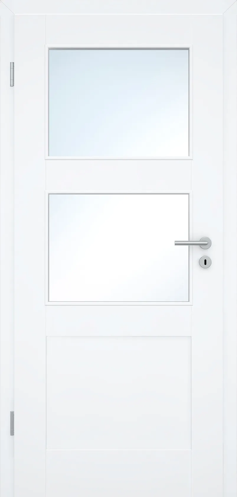 Füllungs-Designtür Pur Design 3FS-LA2 Weißlack