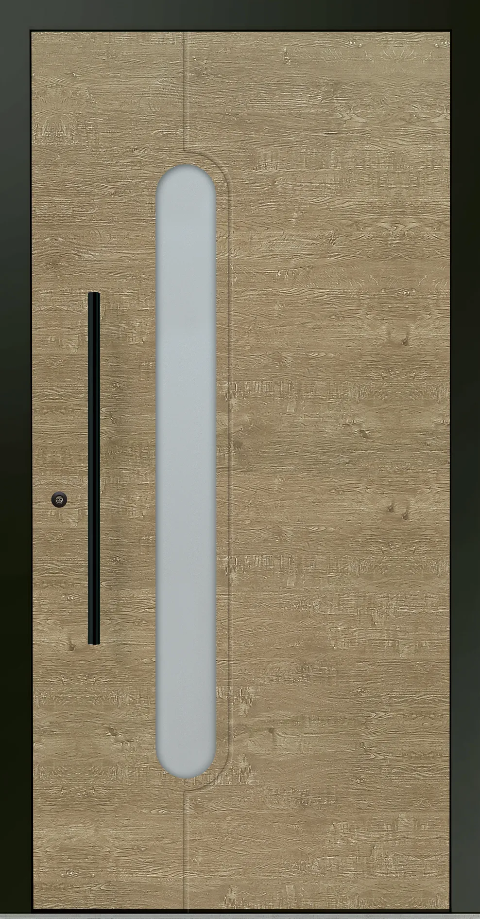 Aluminium-Haustür OptiDoor Blackline 32900D