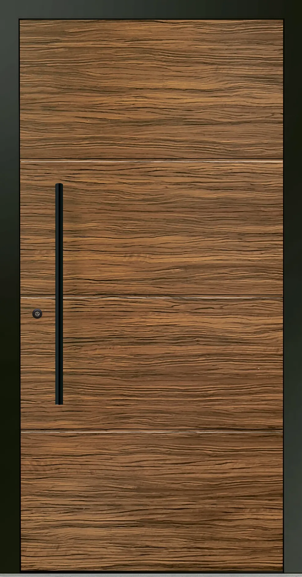 Aluminium-Haustür OptiDoor Blackline 30500D