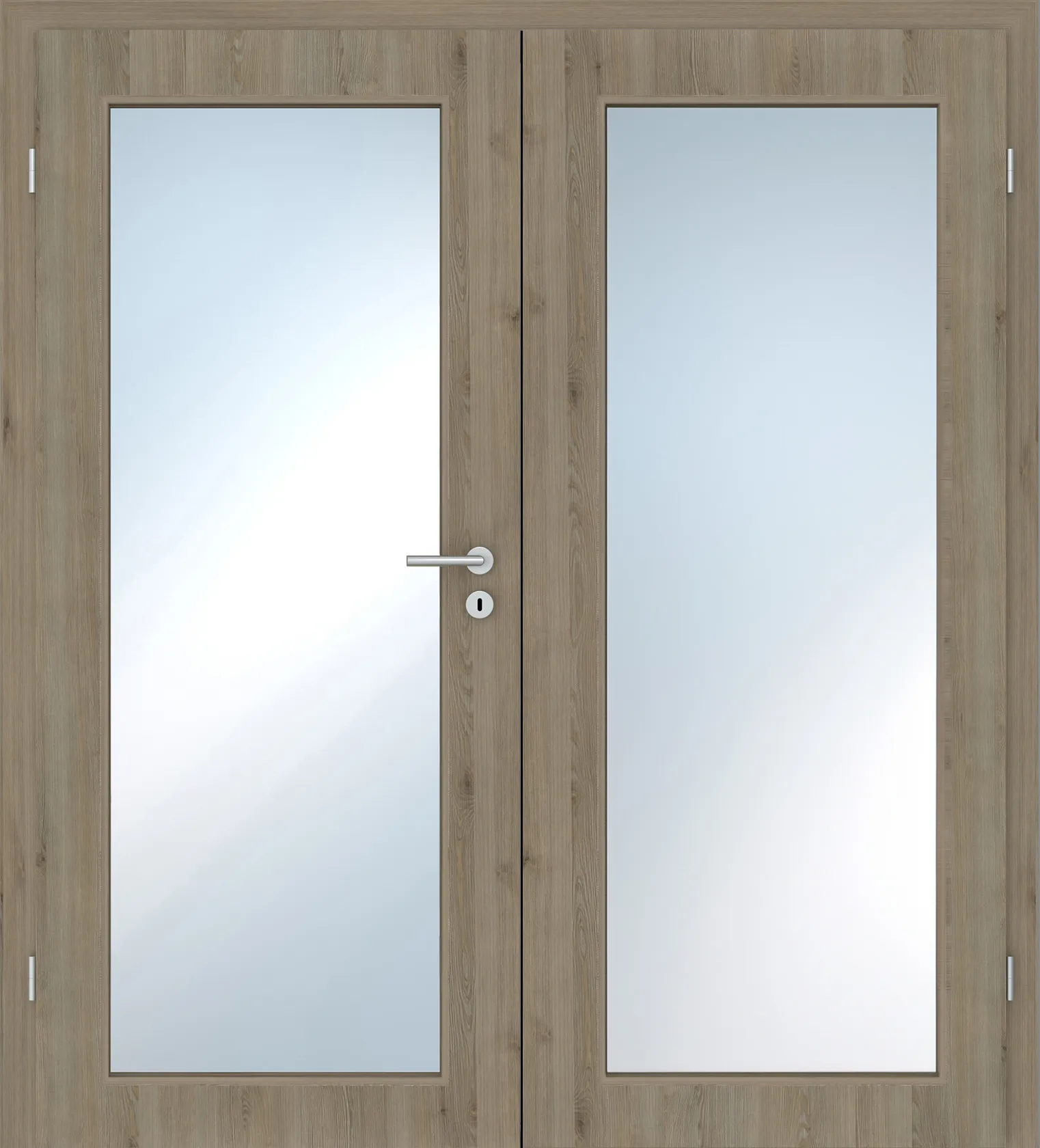 Doppelflügel-Innentür Laminato Pinie Vintage CPL XXL-Lichtausschnitt