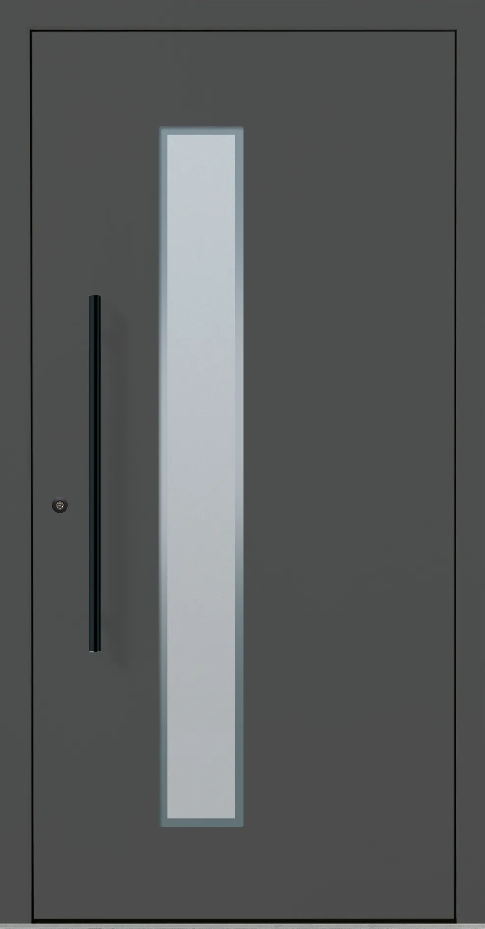 Aluminium-Haustür OptiDoor Blackline 30220D
