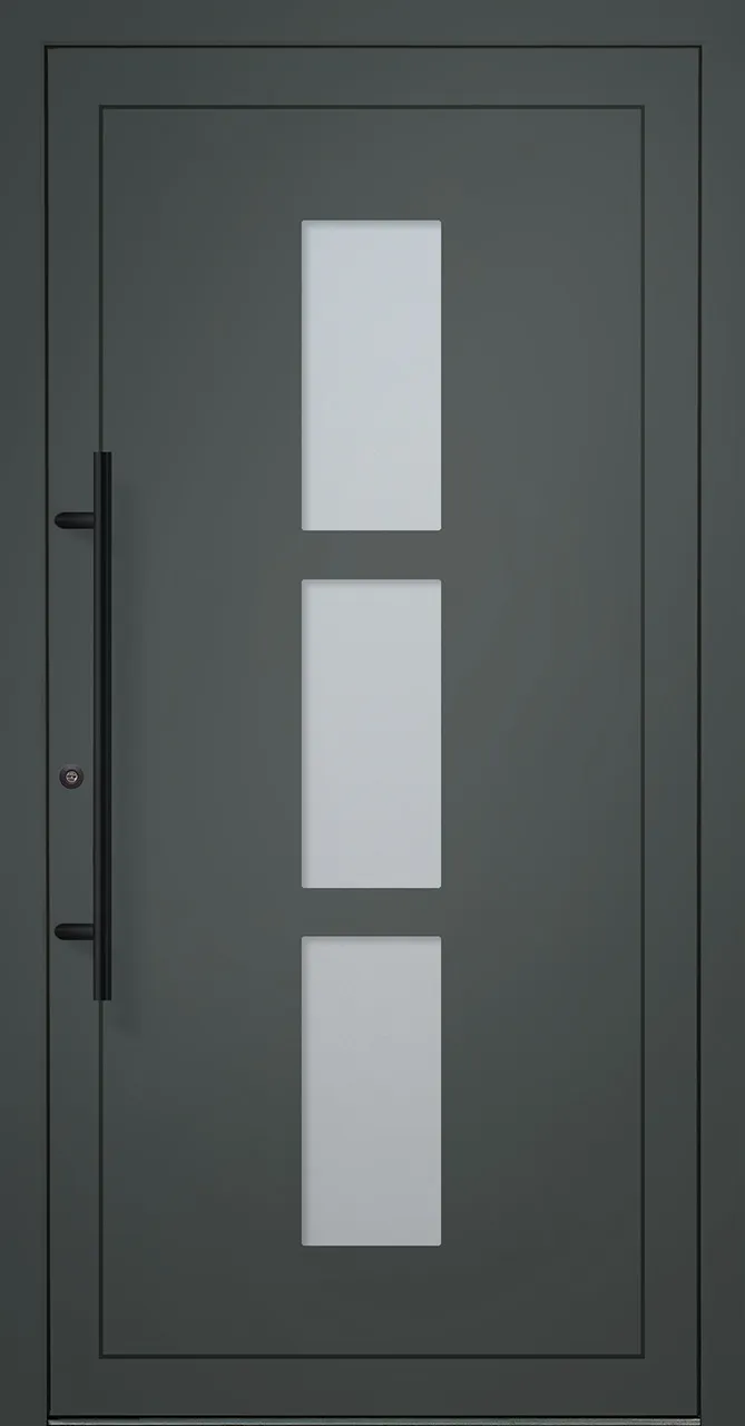 Aluminium-Haustür OptiDoor Power Blackline 38112P