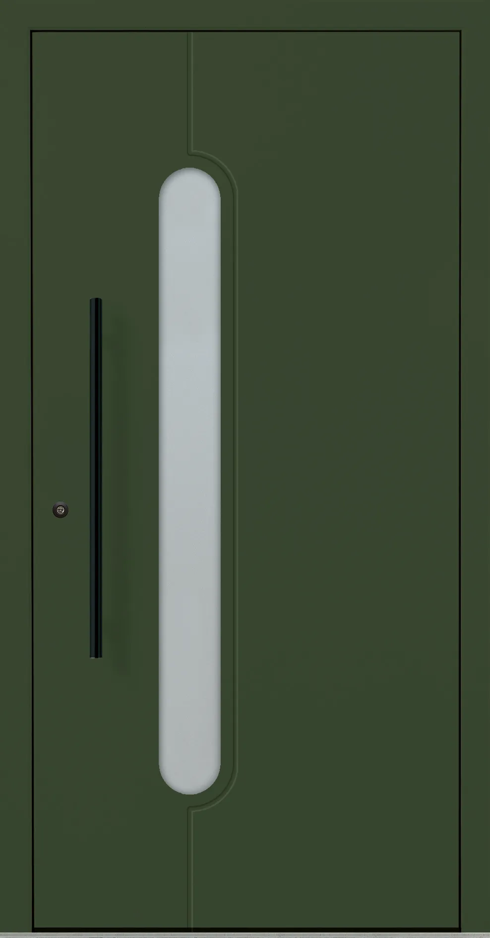 Aluminium-Haustür OptiDoor Blackline 32900D