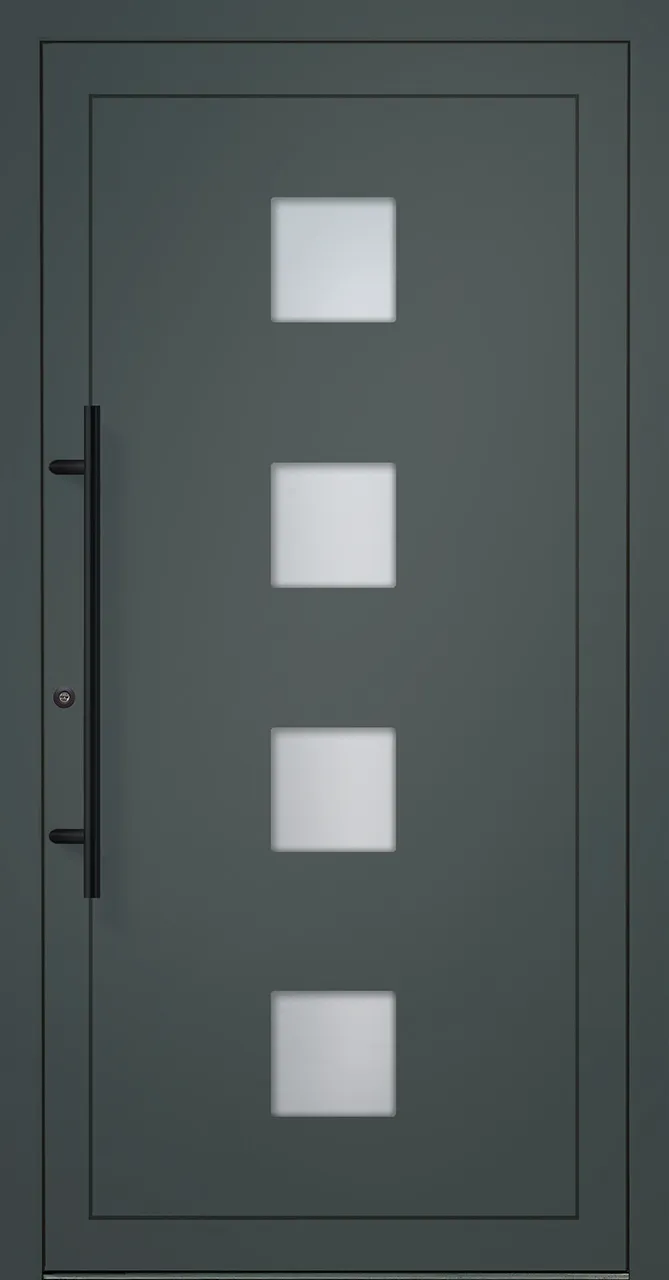 Aluminium-Haustür OptiDoor Power Blackline 38608P