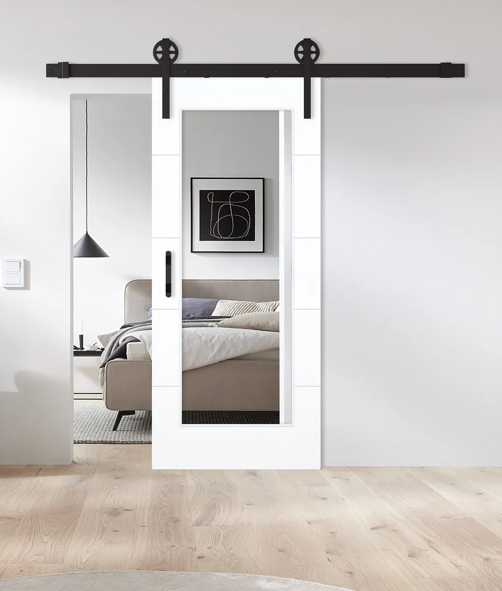 Holz-Schiebetür Artico Linea 5 Barn Slide Weißlack neo