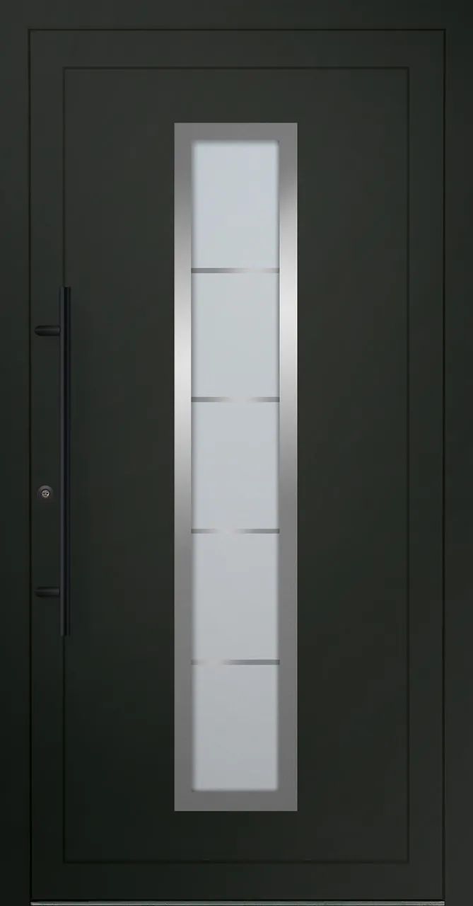 Aluminium-Haustür OptiDoor Exclusiv Blackline 38449E