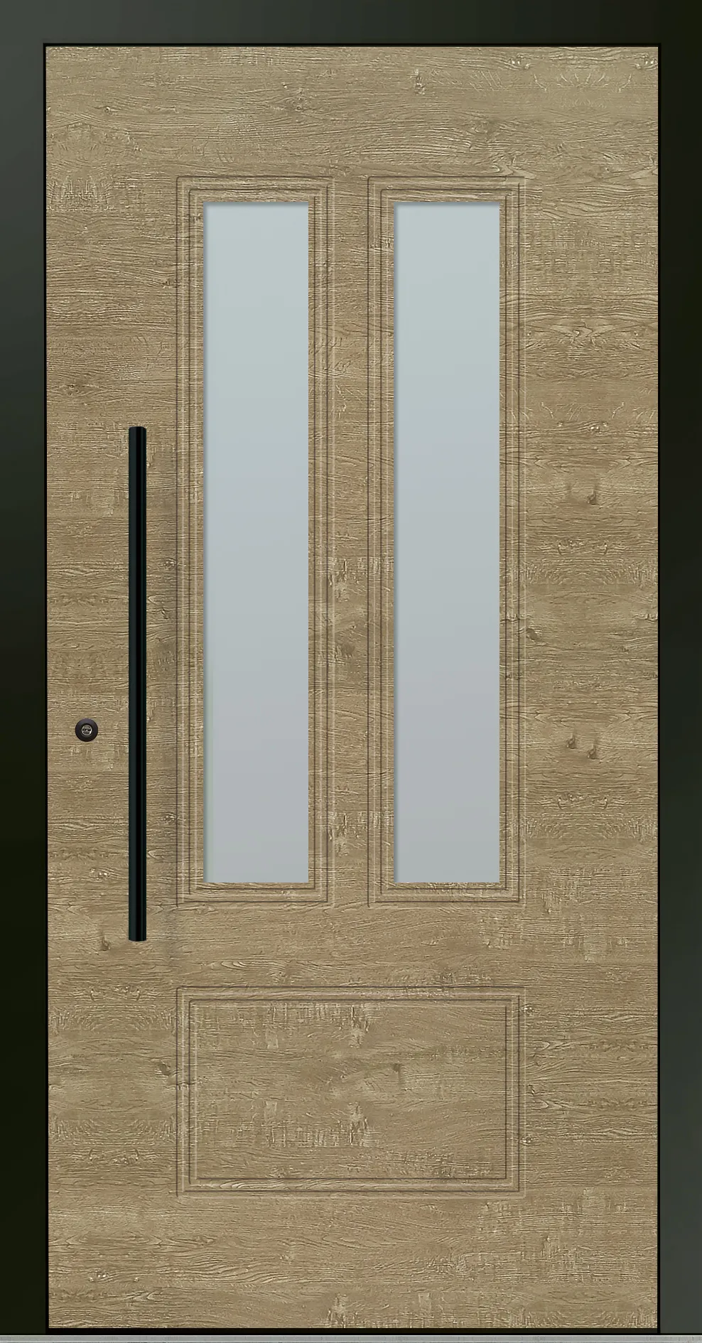 Aluminium-Haustür OptiDoor Blackline 32650D