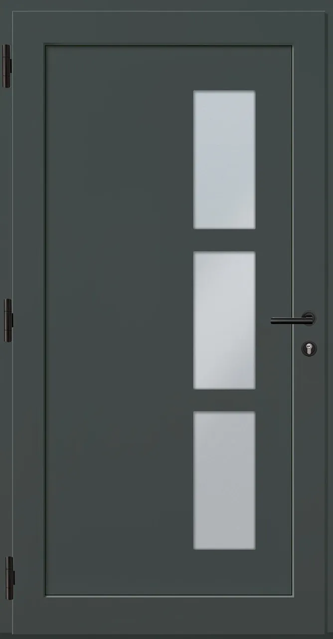 Aluminium-Haustür OptiDoor Power Blackline 38504P
