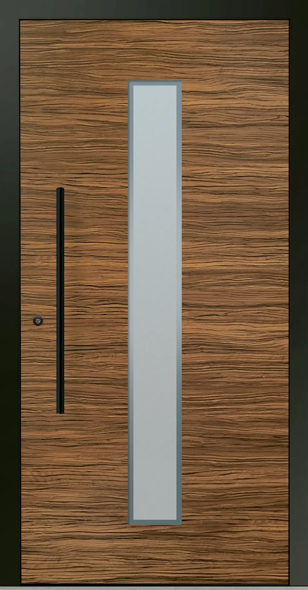 Aluminium-Haustür OptiDoor Blackline 32105D