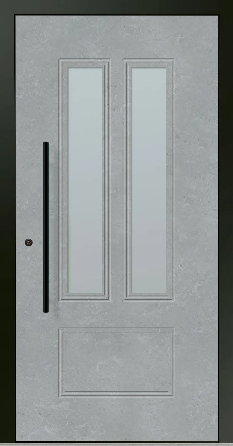 Aluminium-Haustür OptiDoor Blackline 32650D