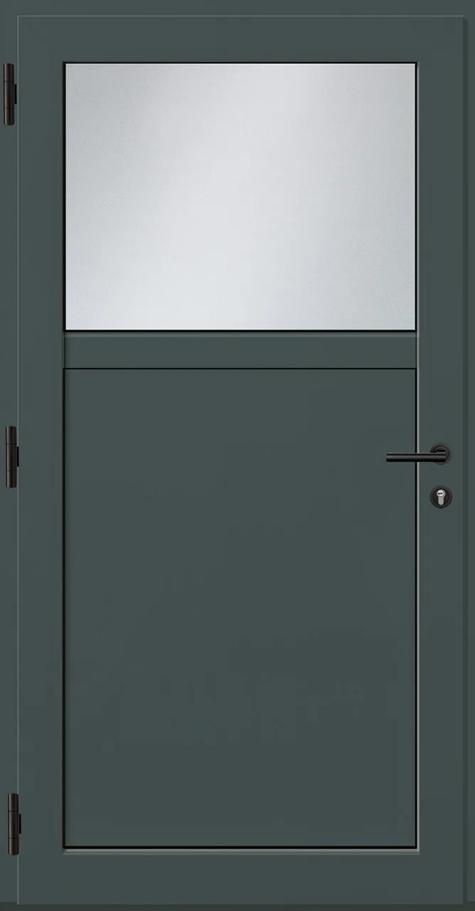 Aluminium-Haustür OptiDoor Power Blackline 38003P