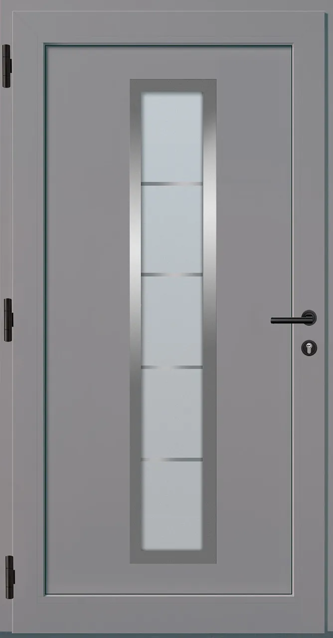 Aluminium-Haustür OptiDoor Exclusiv Blackline 38449E