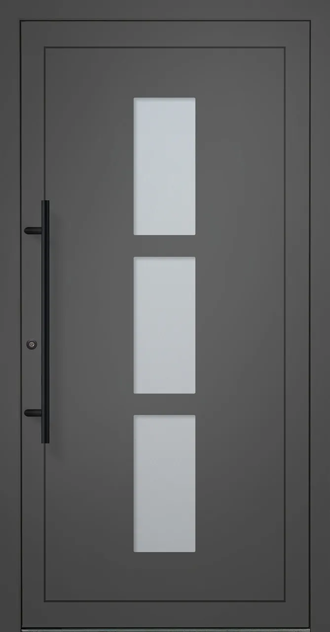 Aluminium-Haustür OptiDoor Power Blackline 38112P