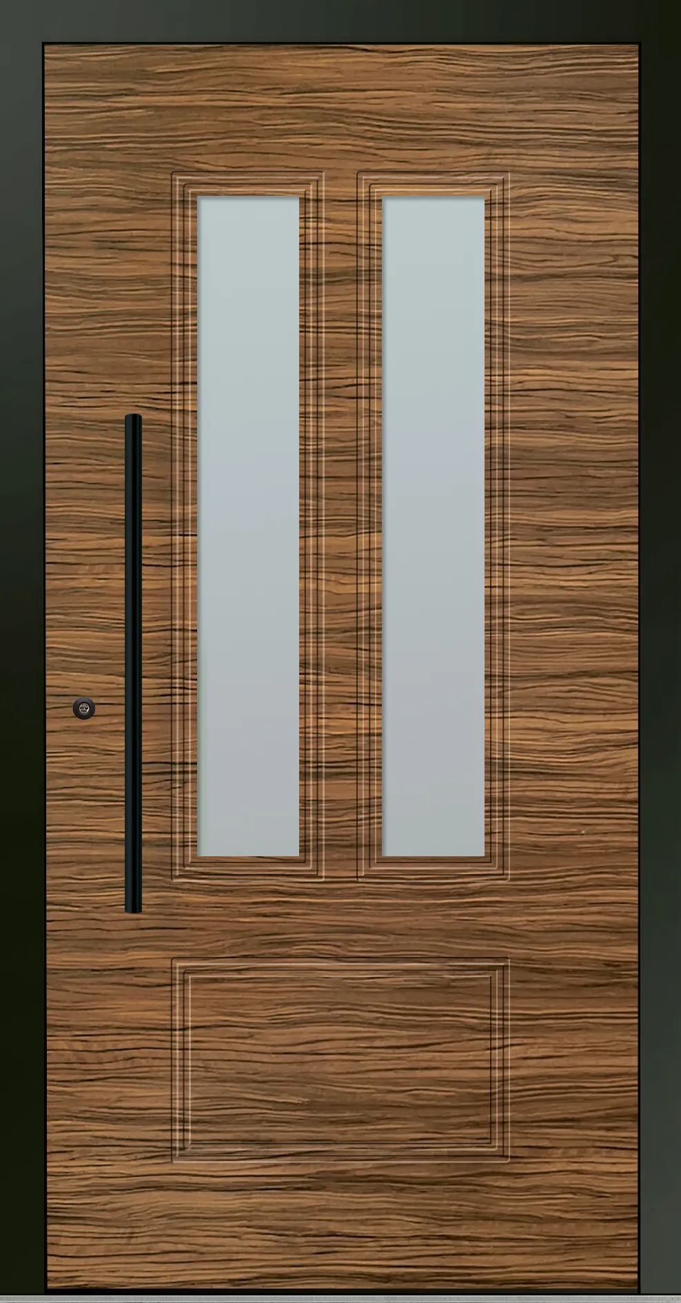 Aluminium-Haustür OptiDoor Blackline 32650D