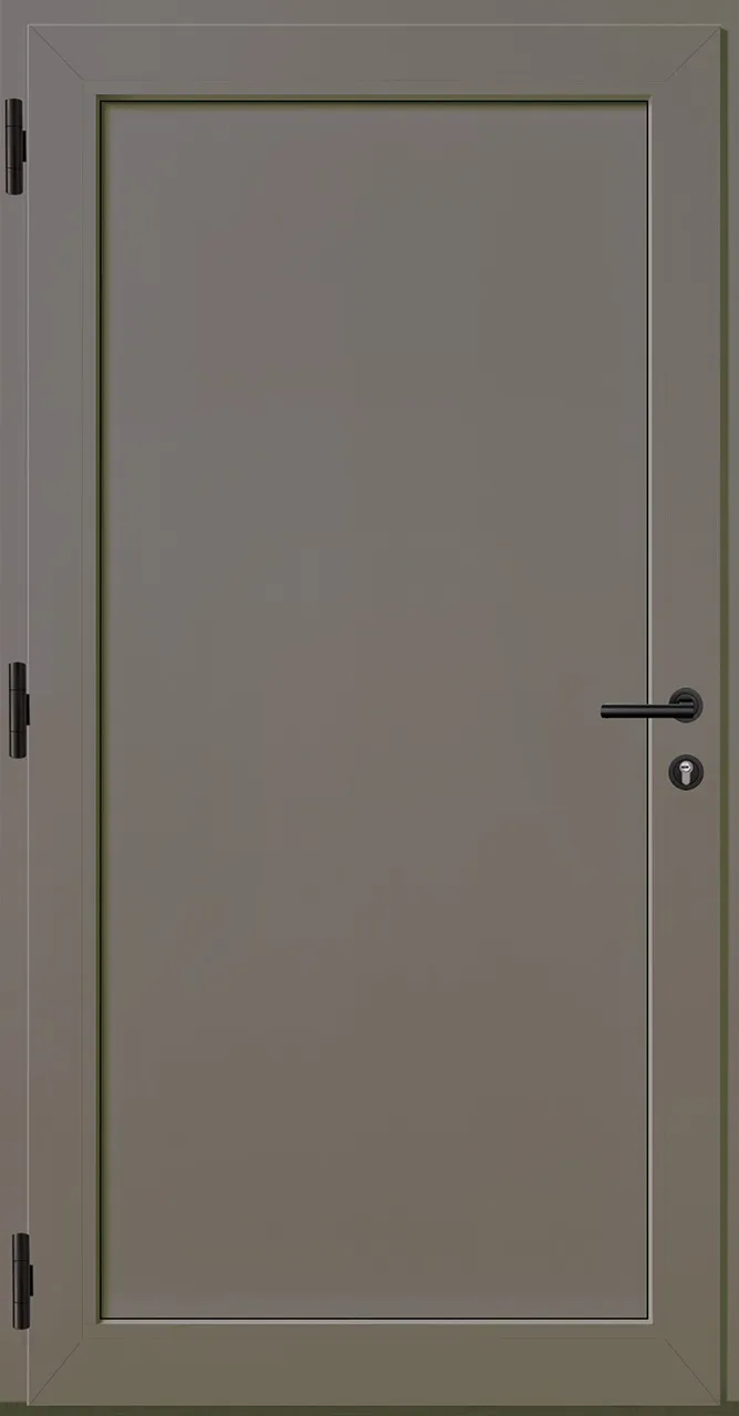 Aluminium-Haustür OptiDoor Power Blackline 38800P