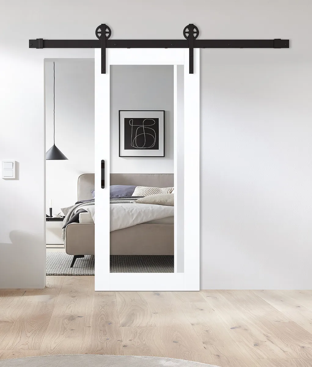 Holz-Schiebetür Pur Smart BS-LA Barn Slide Weißlack neo