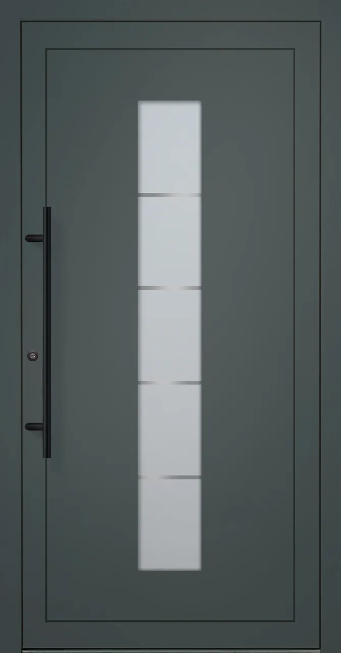 Aluminium-Haustür OptiDoor Exclusiv Blackline 38441E