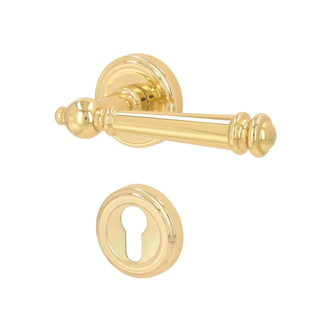 Türgriff Eleganto 596 Messing poliert
