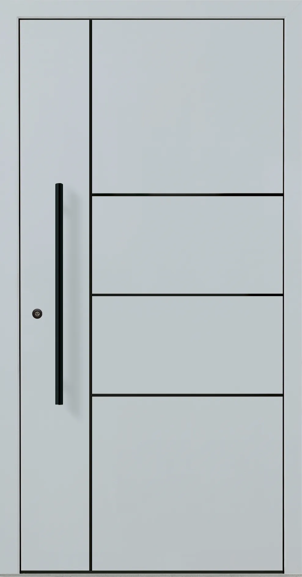 Aluminium-Haustür OptiDoor Blackline 32200D