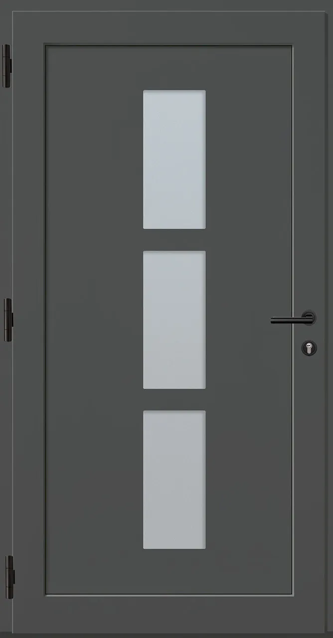 Aluminium-Haustür OptiDoor Exclusiv Blackline 38112E