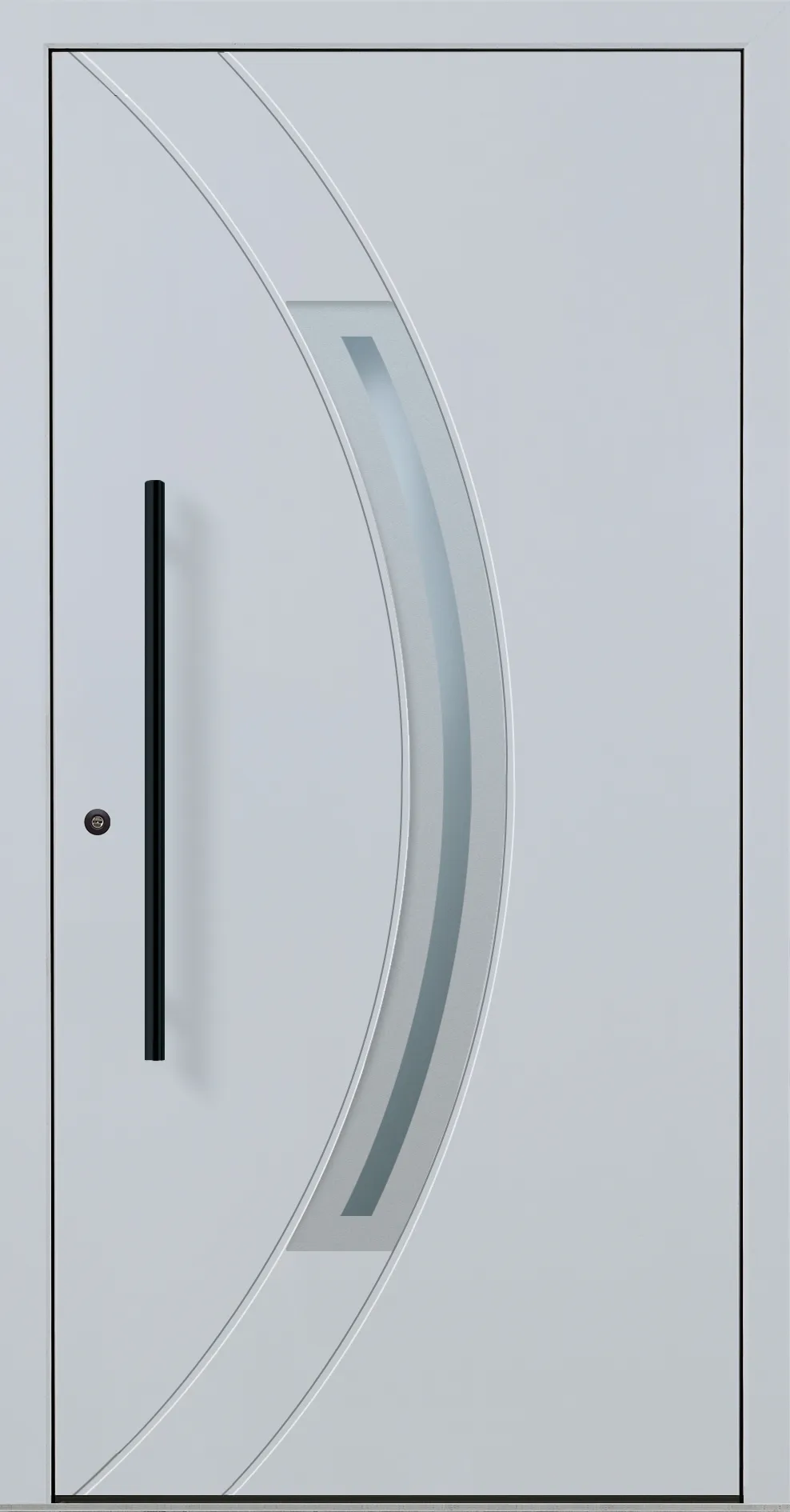 Aluminium-Haustür OptiDoor Blackline 32110D