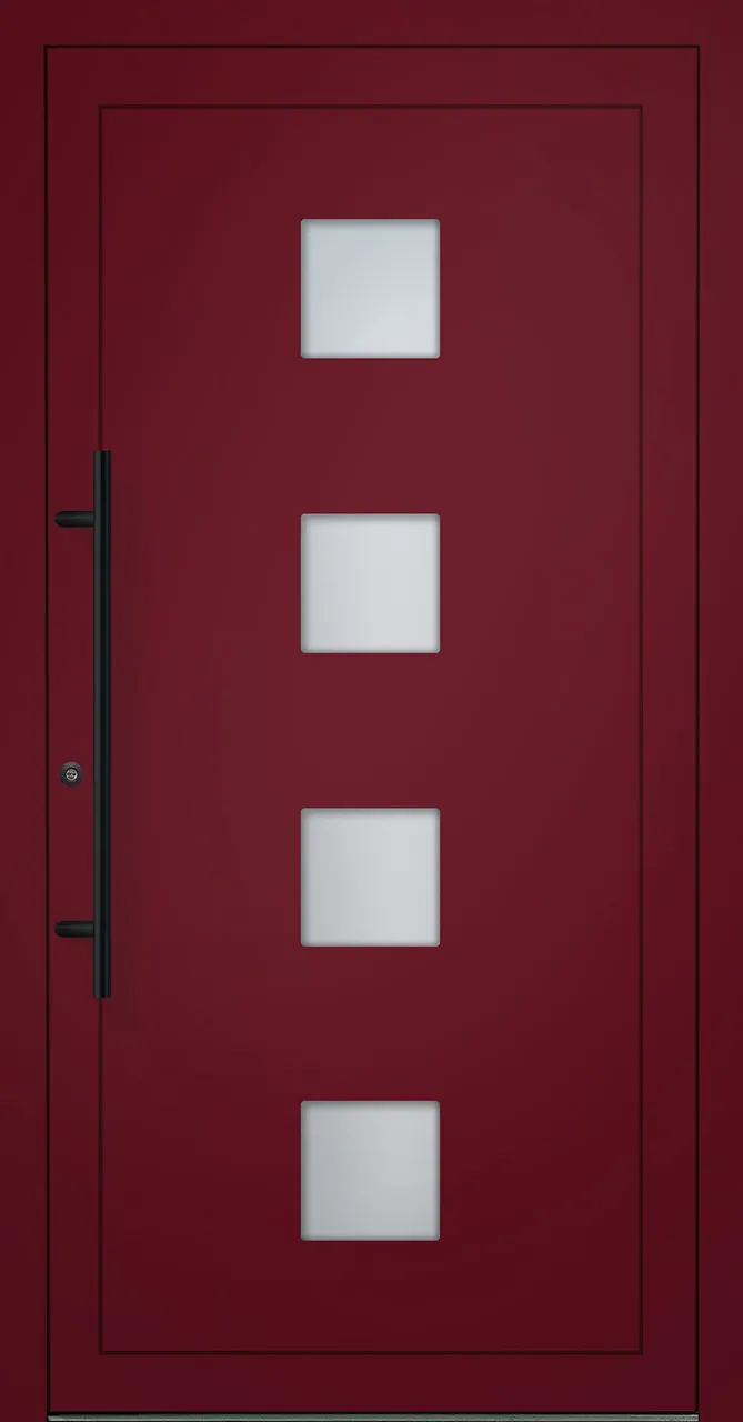 Aluminium-Haustür OptiDoor Power Blackline 38608P