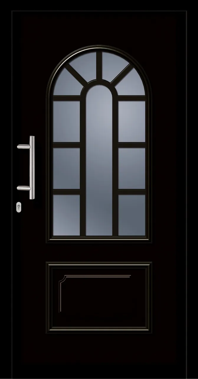 SecuDoor Power 11050P Kunststoffhaustür Schwarzbraun