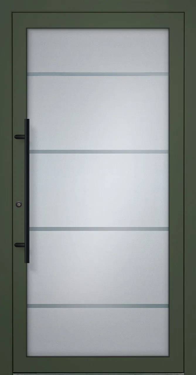 Aluminium-Haustür OptiDoor Exclusiv Blackline 38400E