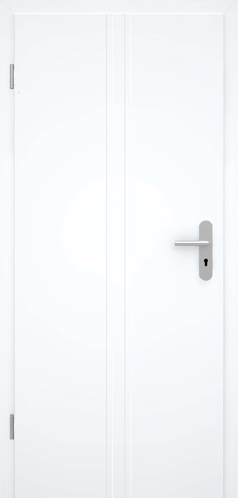 Design-Wohnungseingangstür Futura B Weißlack