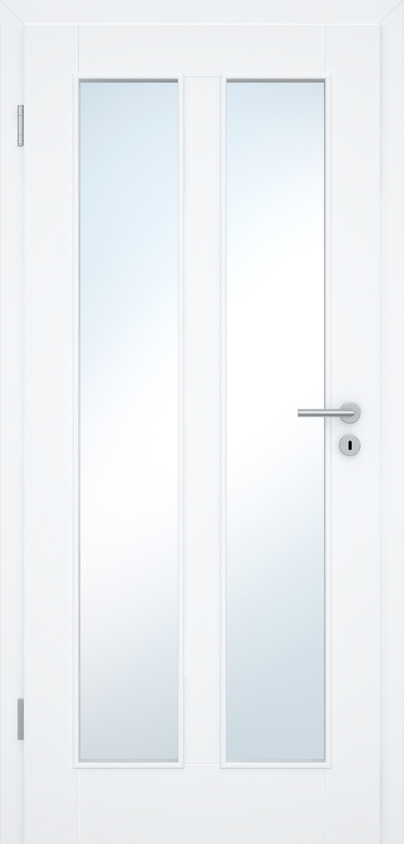 Füllungs-Designtür Pur Design BS2-LA Weißlack