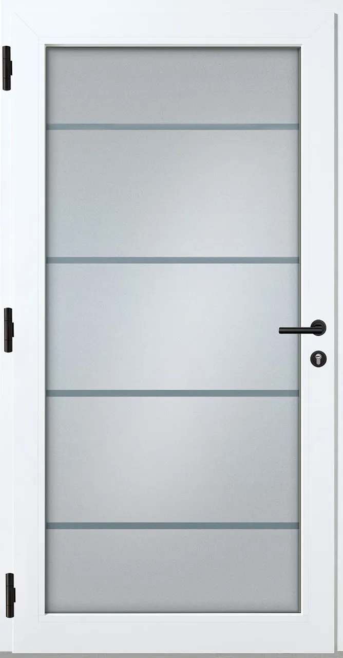 Aluminium-Haustür OptiDoor Power Blackline 38400P