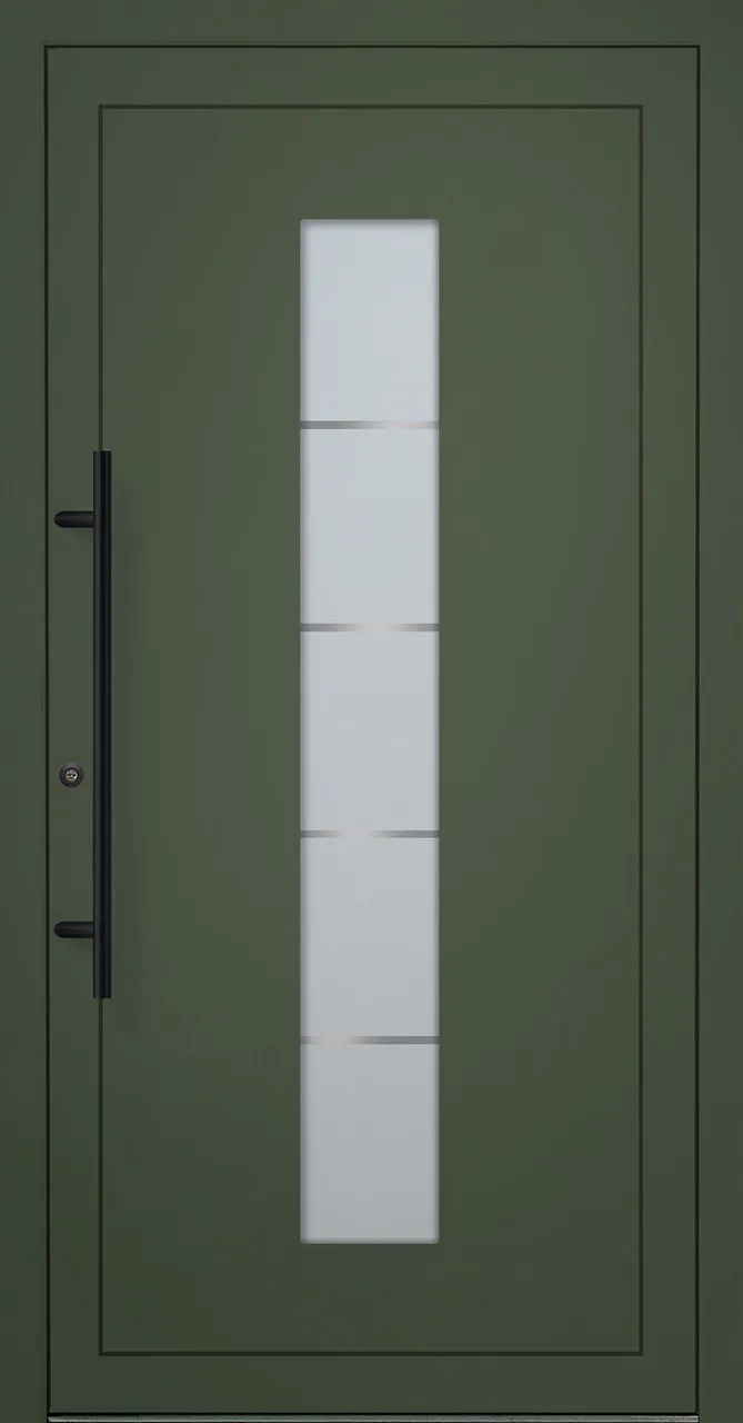 Aluminium-Haustür OptiDoor Power Blackline 38441P