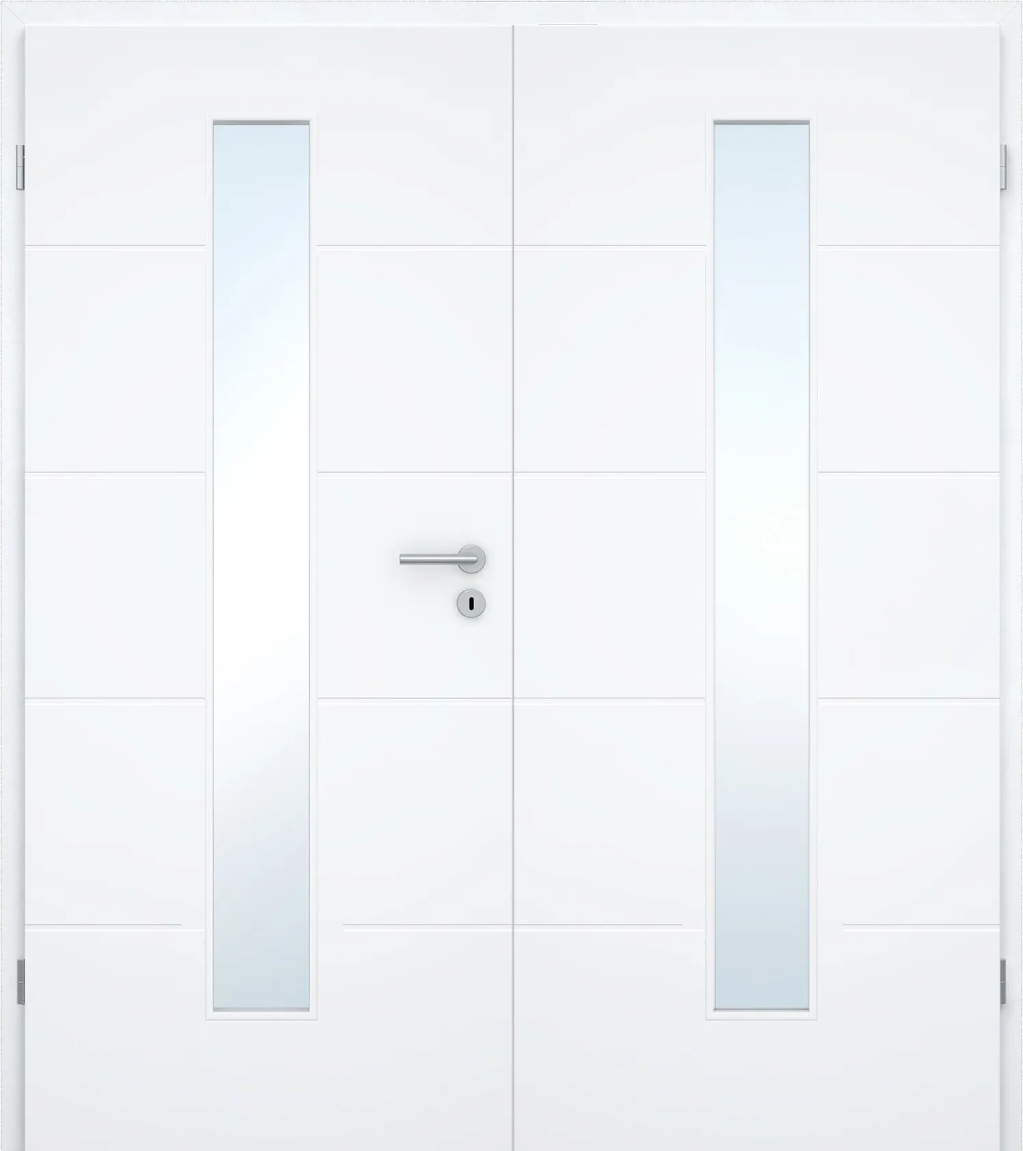 Doppelflügel-Design-Innentür Blanco Linea 5-LA Weißlack
