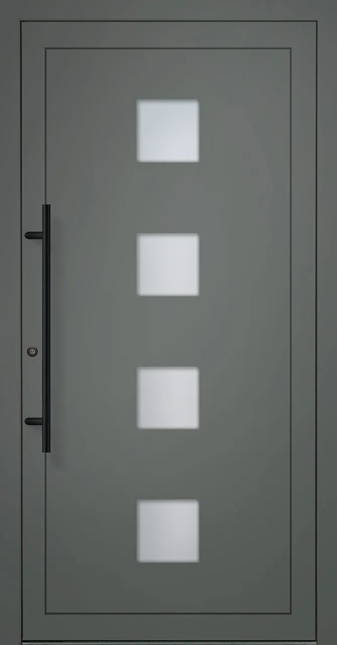 Aluminium-Haustür OptiDoor Power Blackline 38608P
