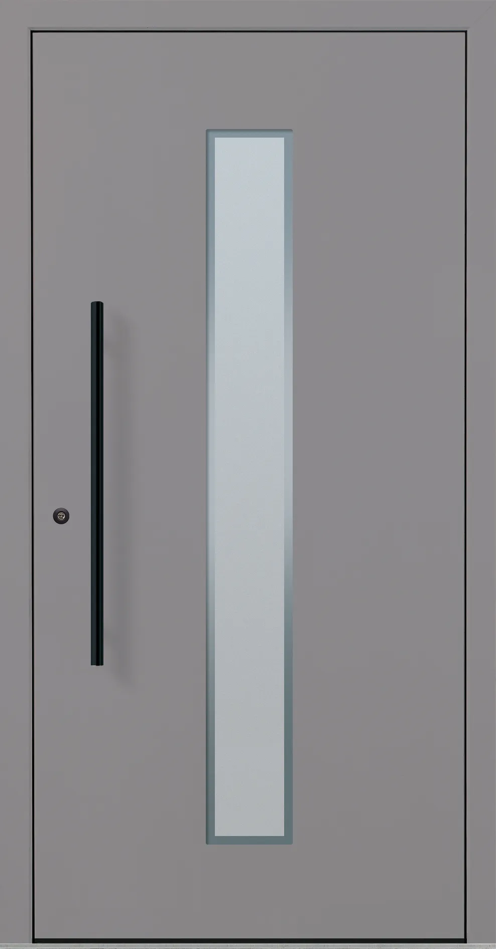 Aluminium-Haustür OptiDoor Blackline 32105D