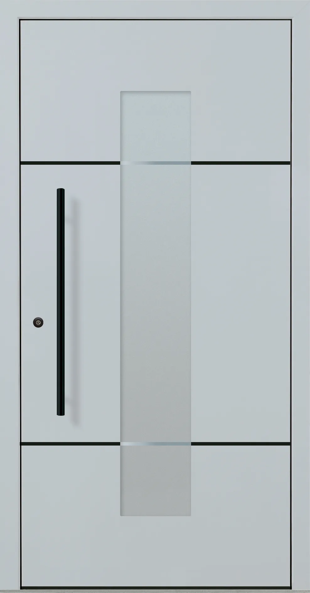 Aluminium-Haustür OptiDoor Blackline 32112D