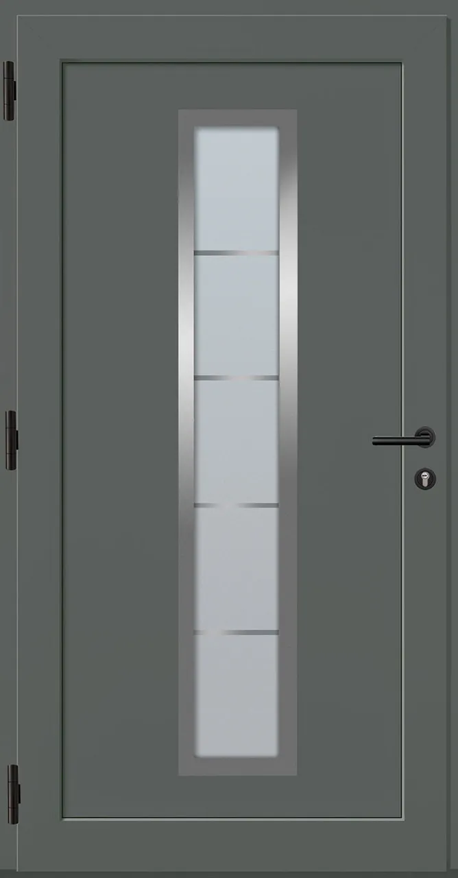 Aluminium-Haustür OptiDoor Power Blackline 38449P